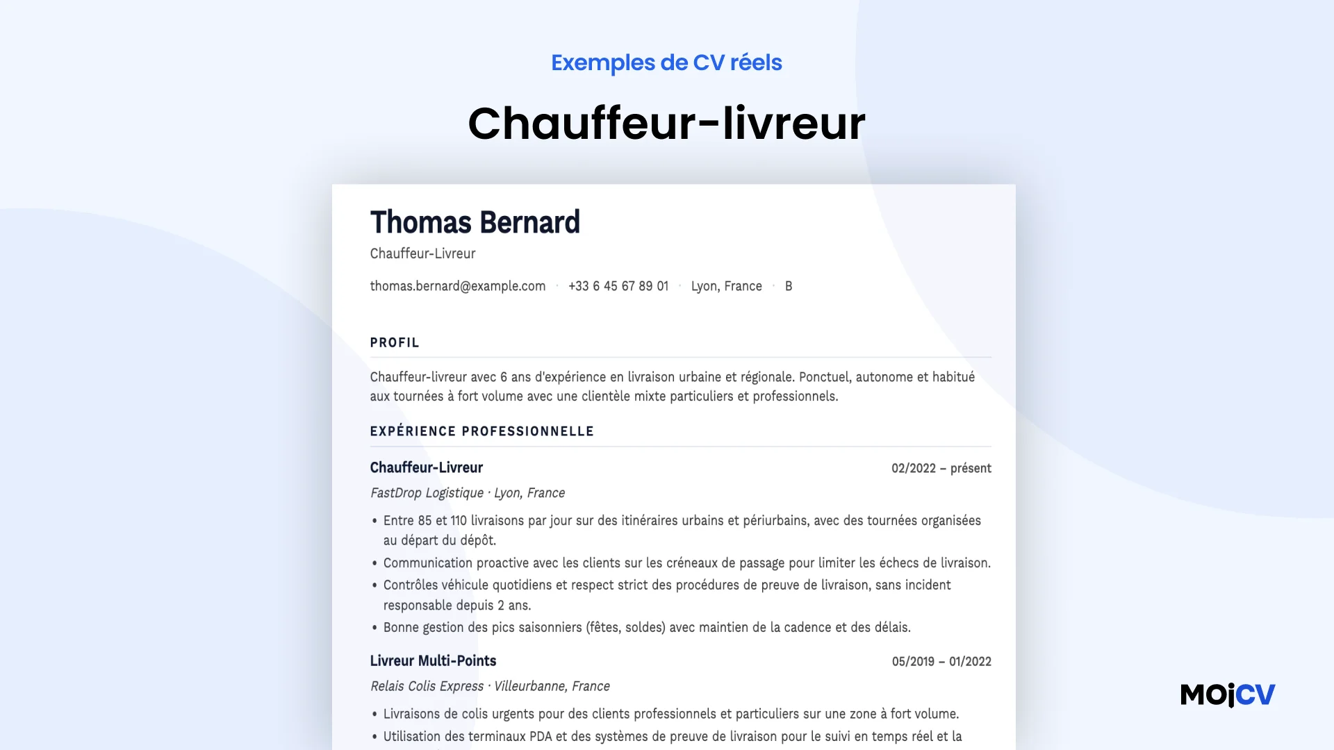 Chauffeur-livreur