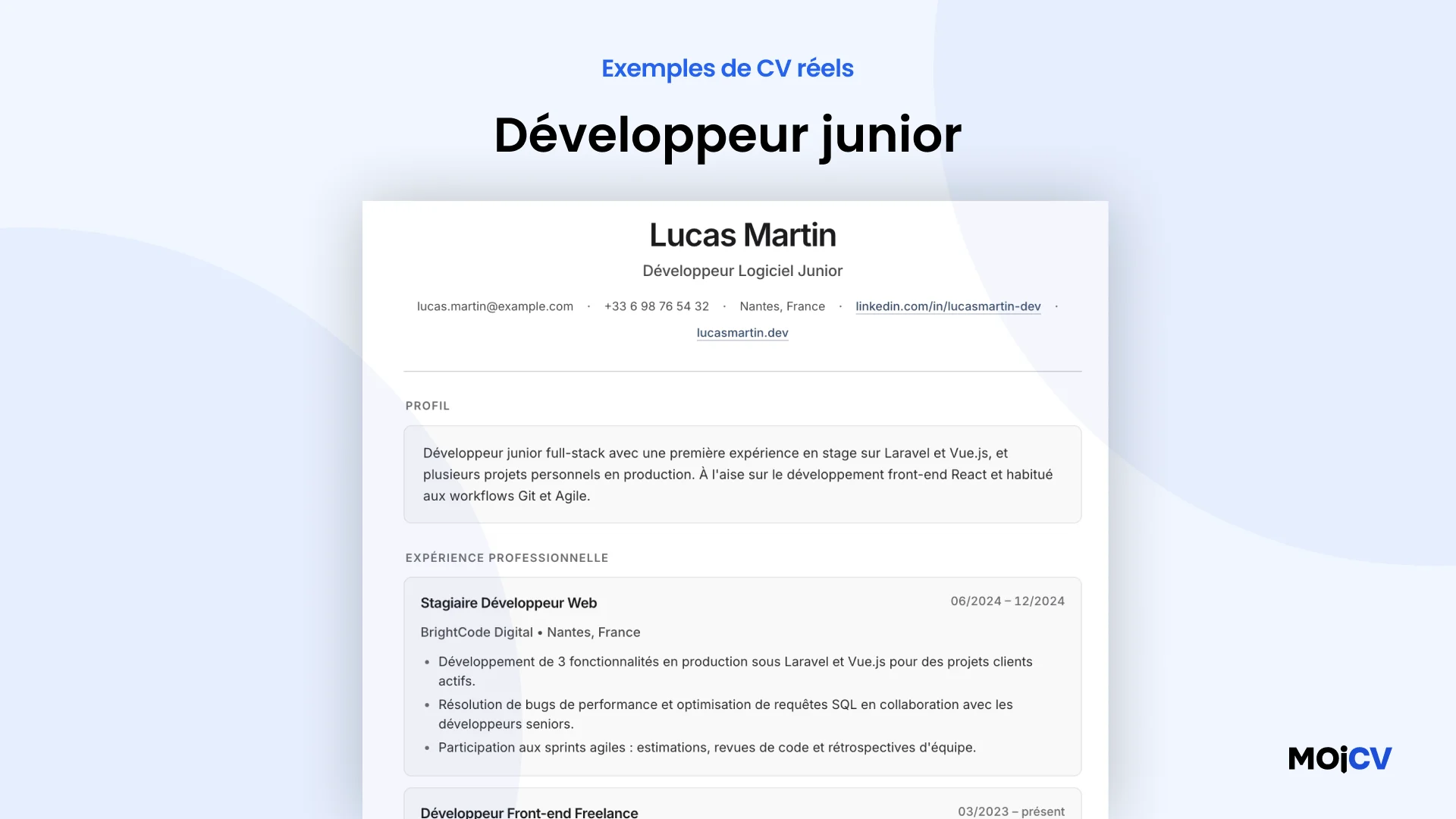 Développeur logiciel junior