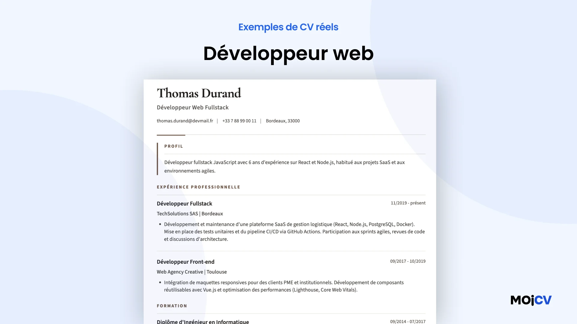 Développeur web
