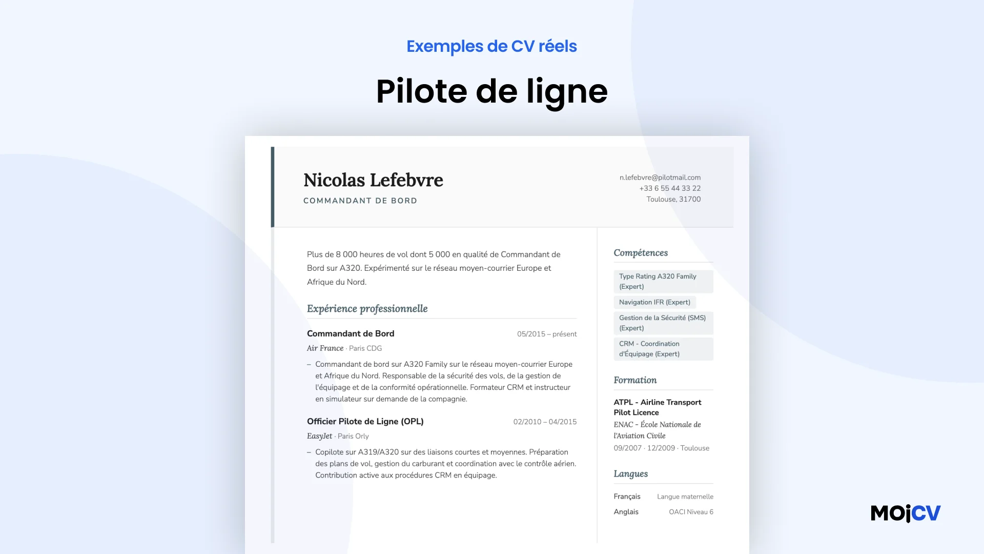 Pilote de ligne