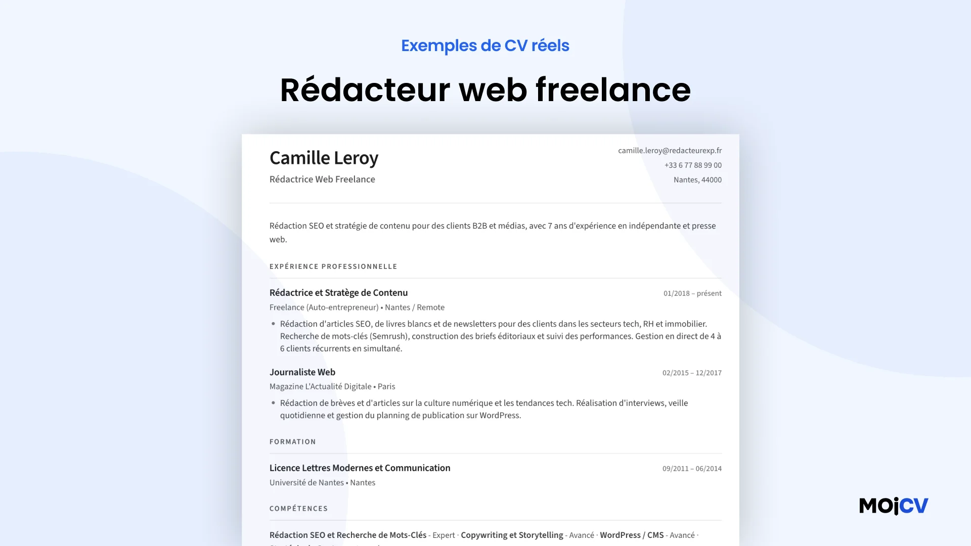 Rédacteur web freelance