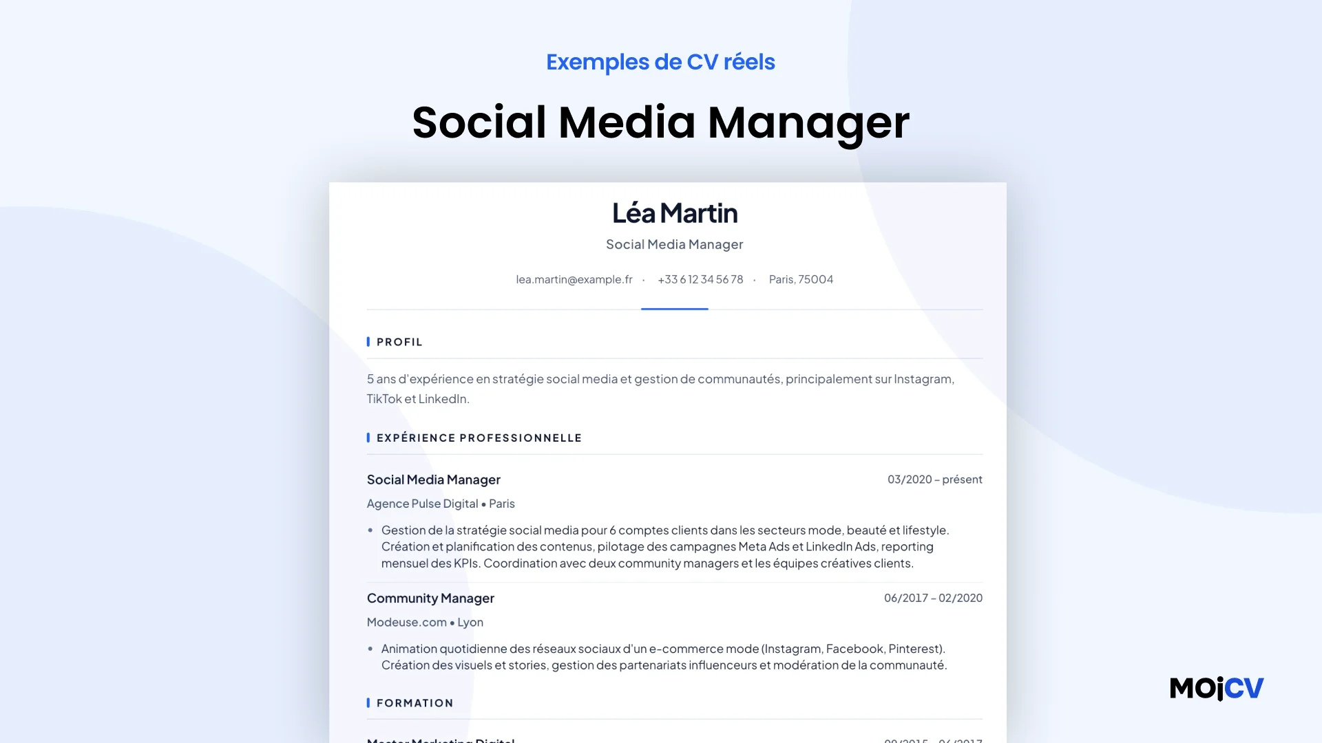 Gestionnaire de médias sociaux