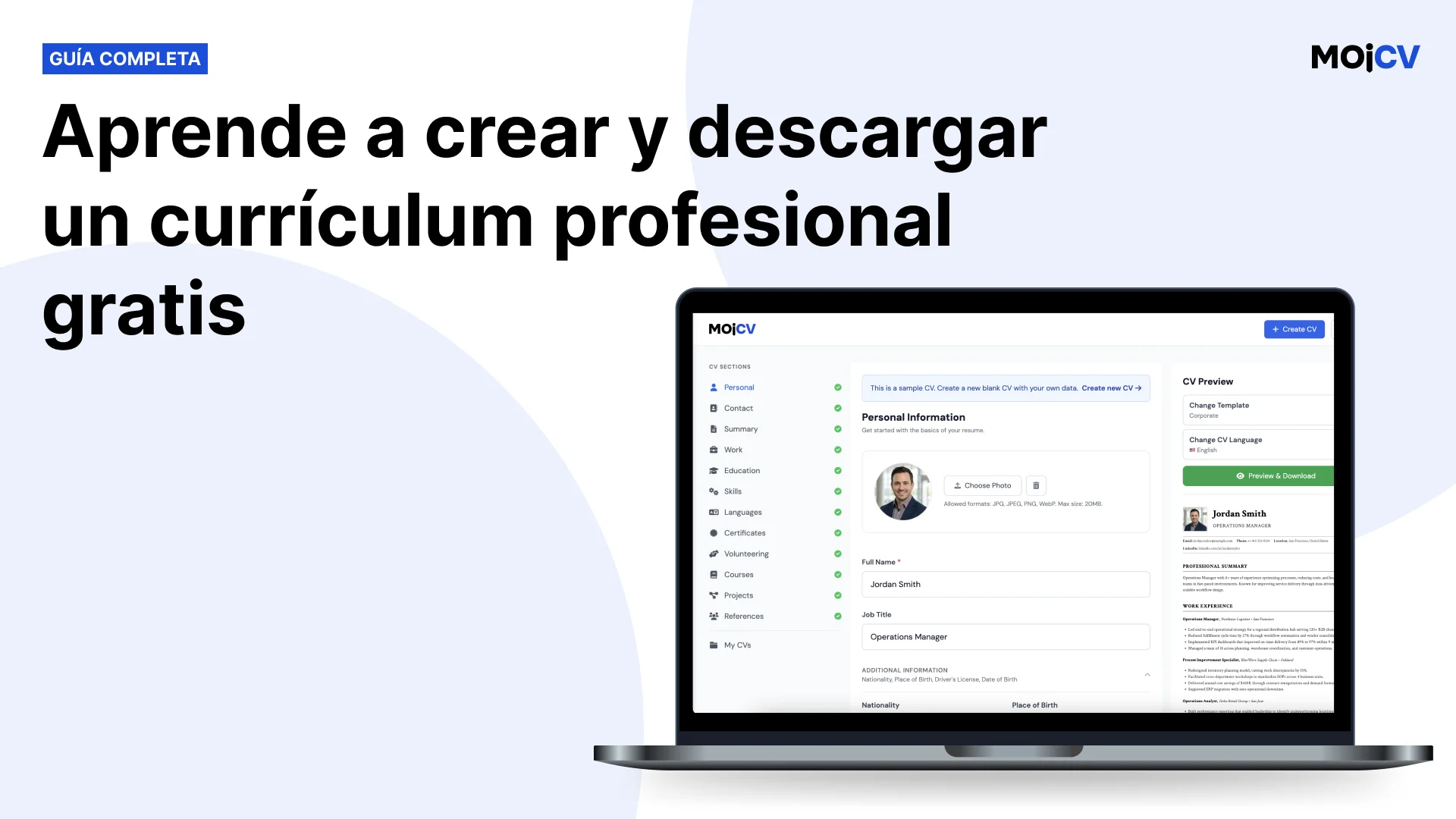 Cómo hacer un CV paso a paso