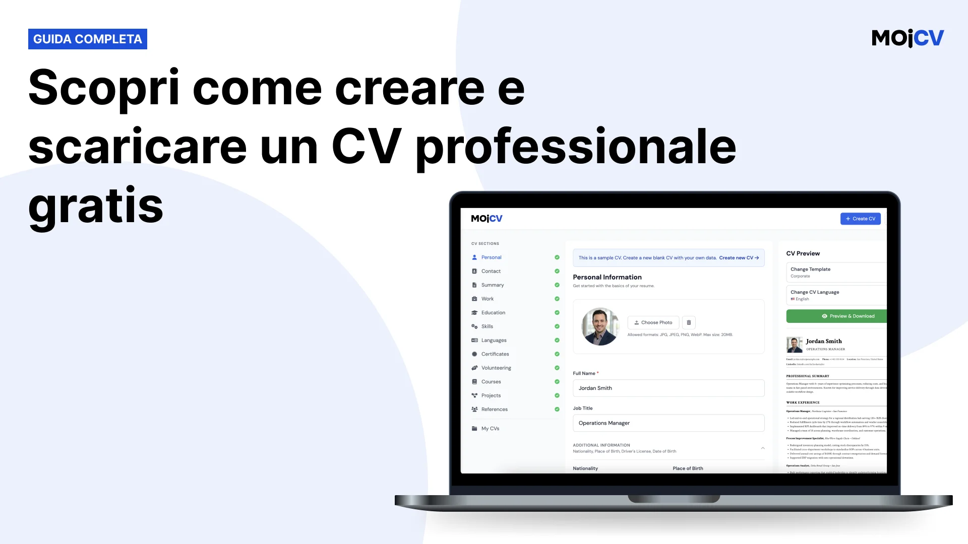 Come fare un CV passo dopo passo