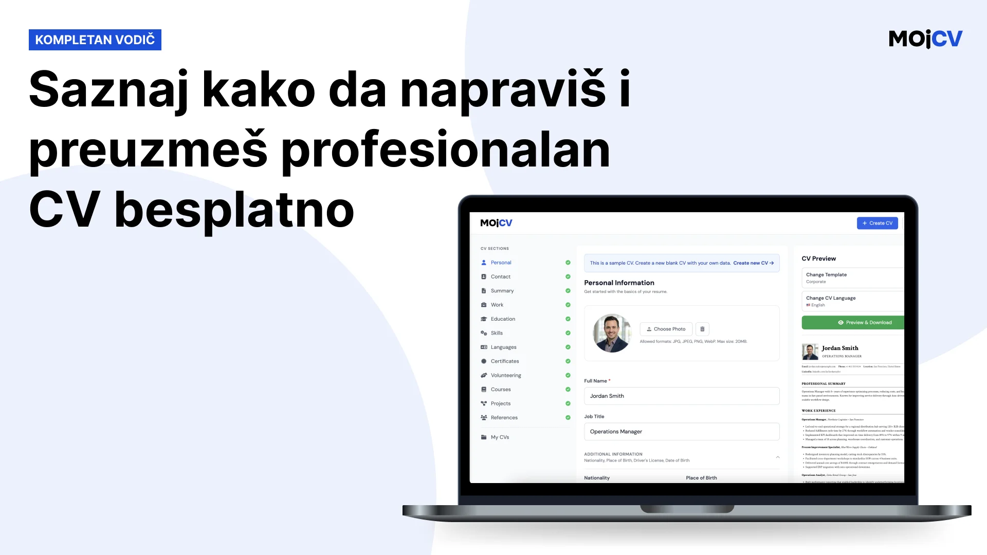 Kako napisati CV korak po korak