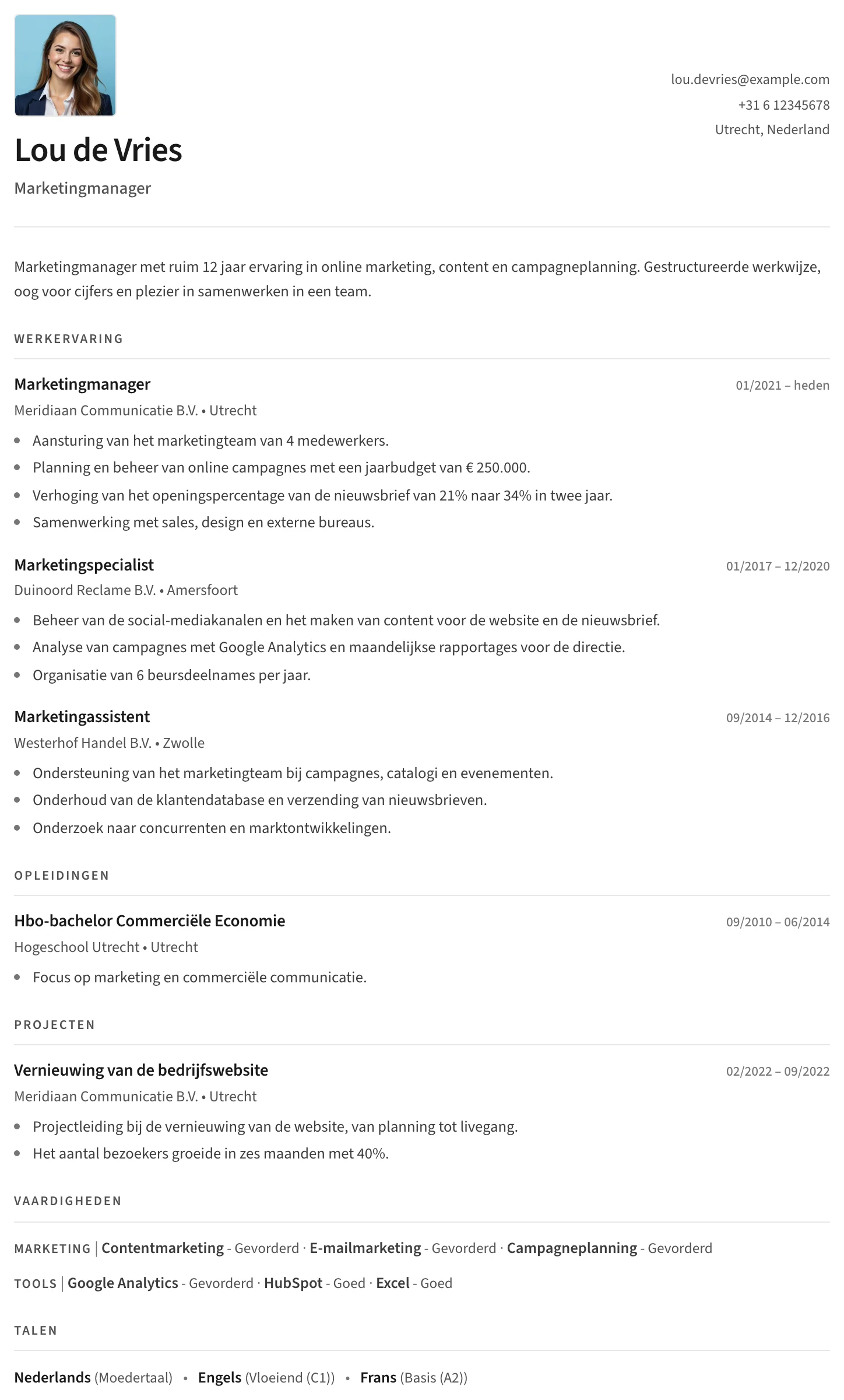 Cv-template Split